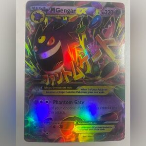 Pokemon M Gengar EX 35/119 XY-Phantom Forces Holo Reprint - Beautiful